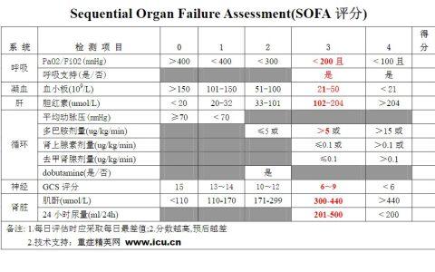 脓毒症的病理生理学-2021年进展：器官功能障碍和评估