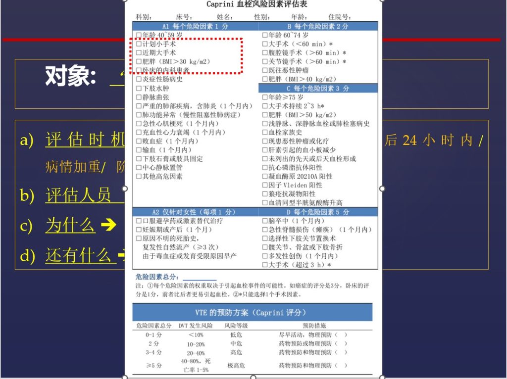 当我们谈及VTE的重要性，我们究竟该怎么做？
