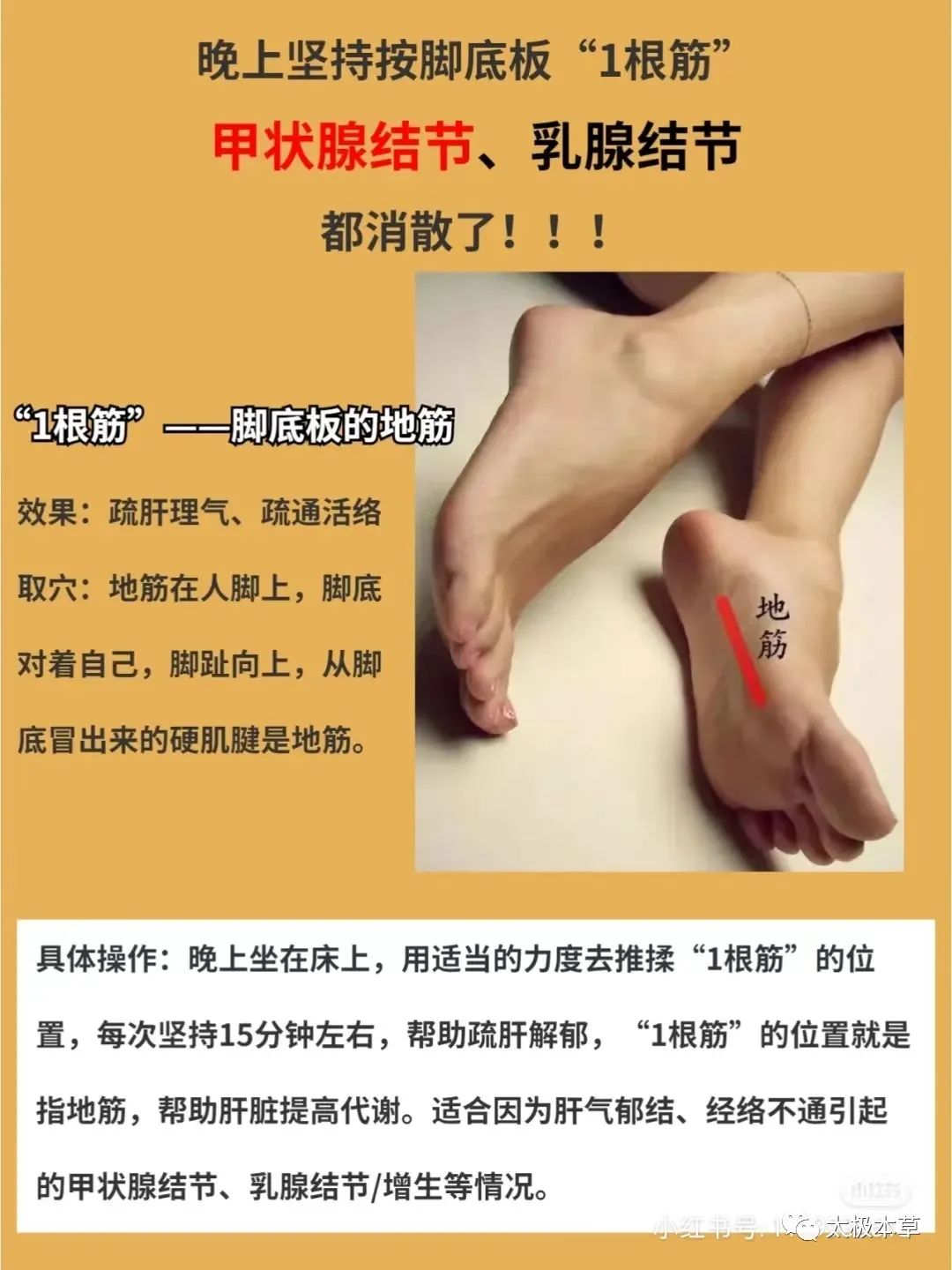 揉这根筋,可以辅助治疗十几种病，效果还不错