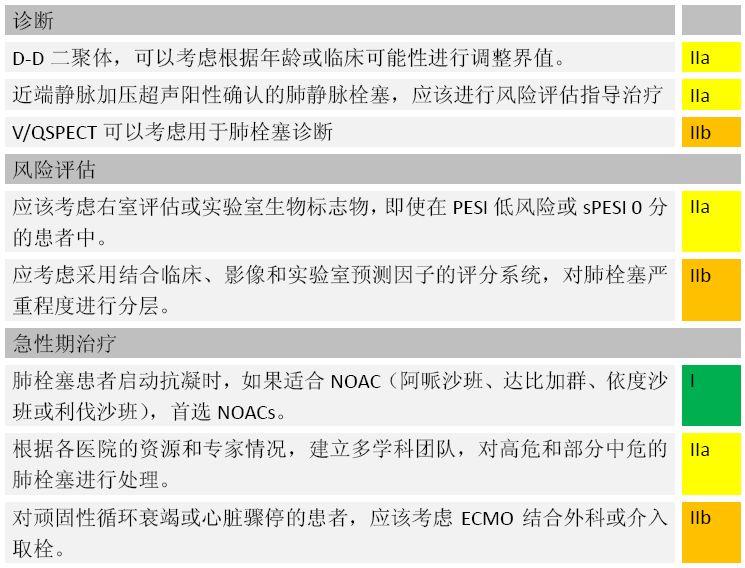 ​2019 ESC热点透视—急性肺栓塞指南更新（综述）