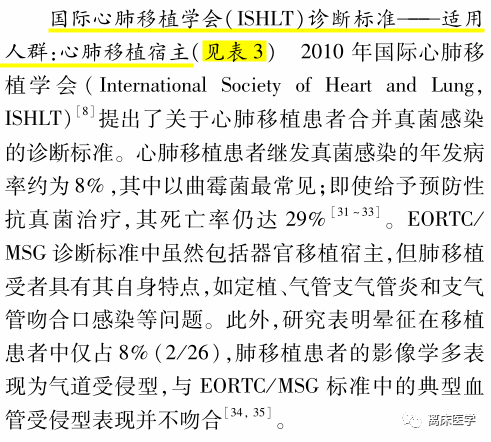 重症监护室中侵袭性肺曲霉菌病的诊断标准:因人而异