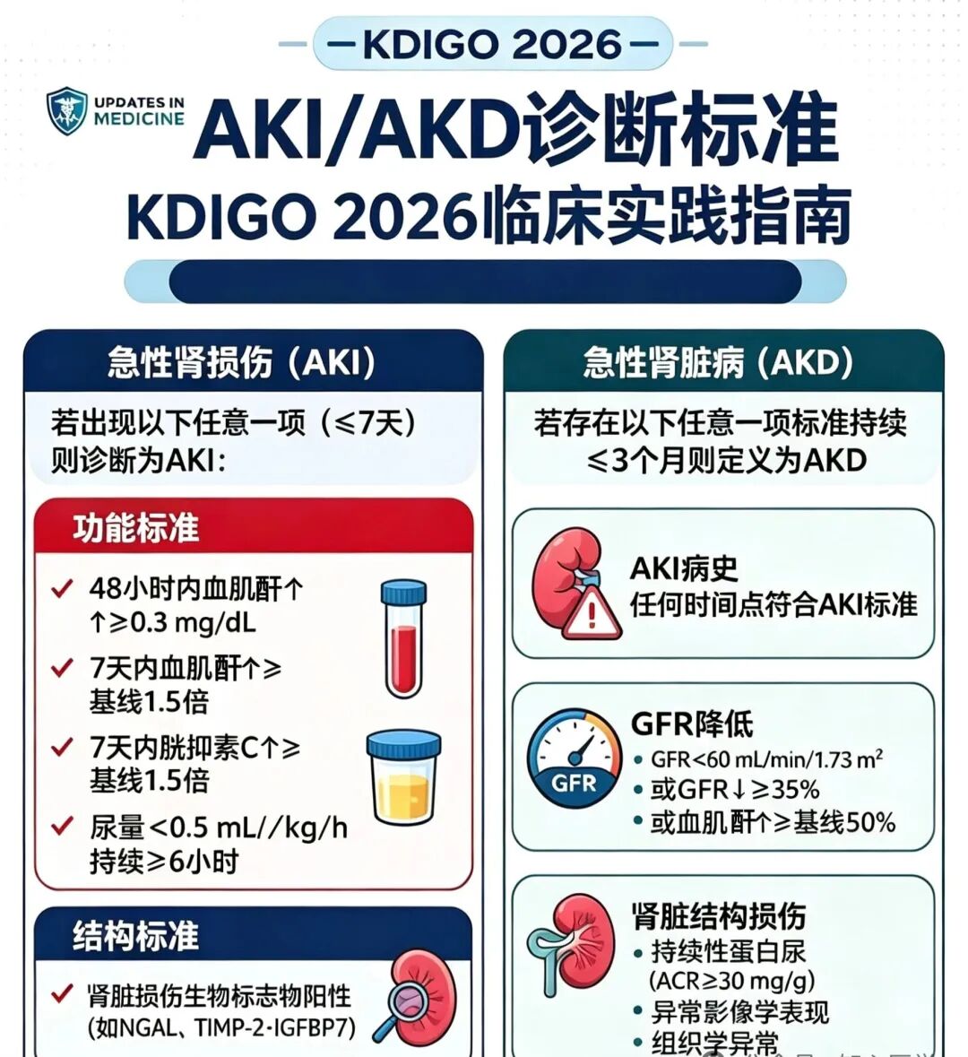 2026 KDIGO 急性肾损伤指南发布