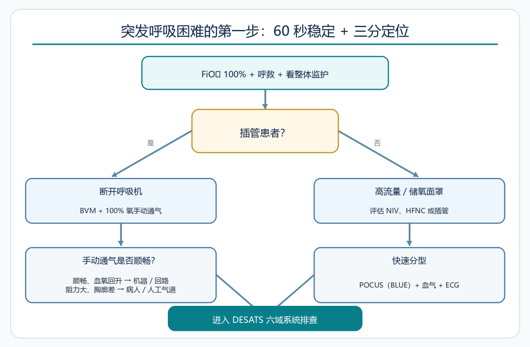 ICU患者突发呼吸困难DESATS快速排查